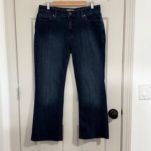 Levis 525 Perfect Waist Bootcut Jeans Womens 14 Blue Comfort Waist‎ Casual